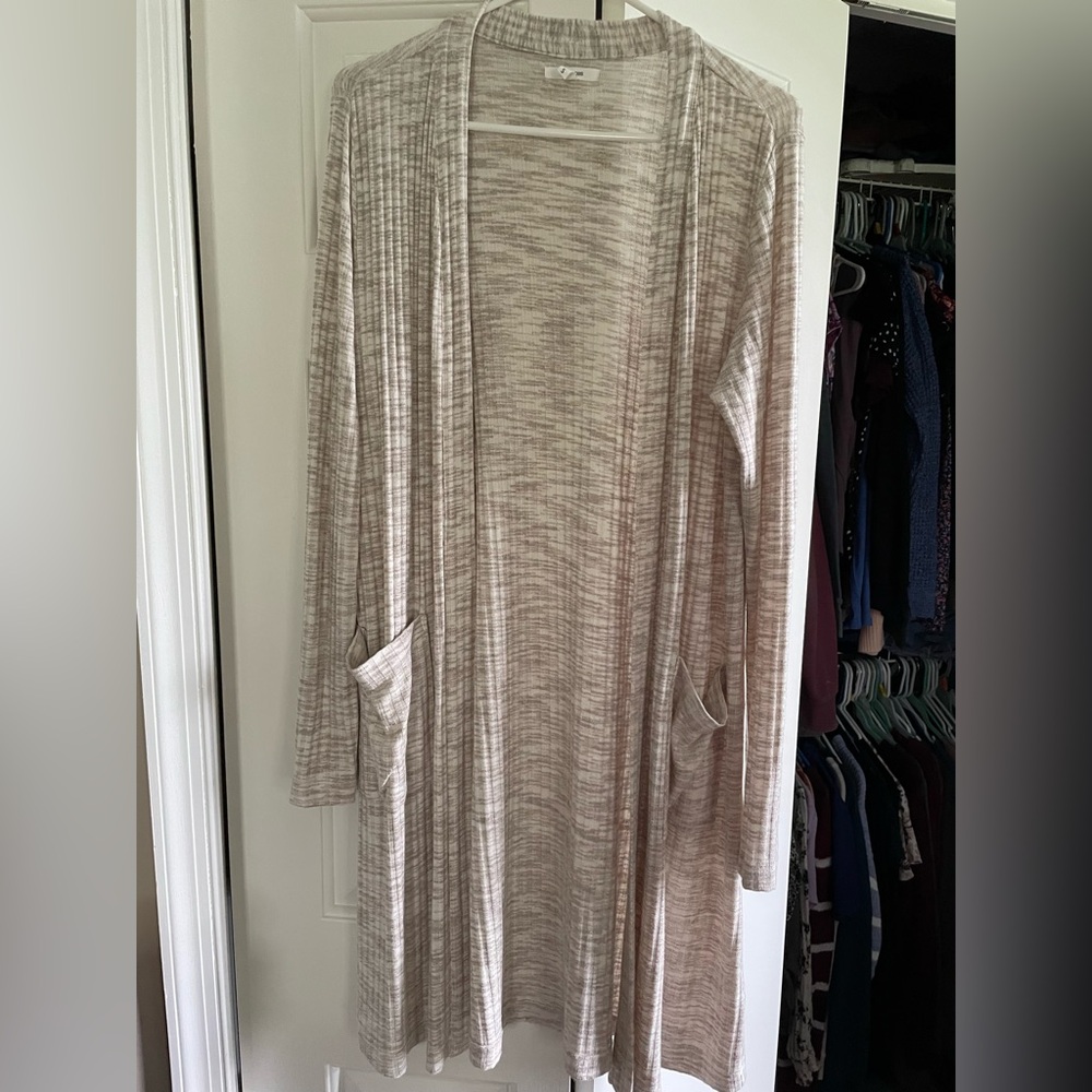 Women's Cream Sweater Cardigan